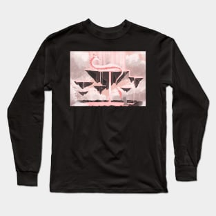 Pink Water Dragon Long Sleeve T-Shirt